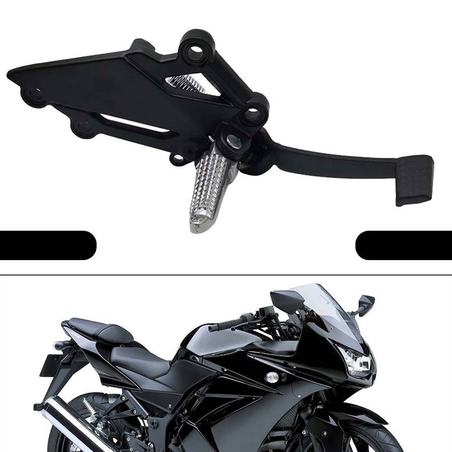 1* Foot Peg Bracket Brake Pedal Lever For KAWASAKI EX 250R NINJA250 R 300 Part