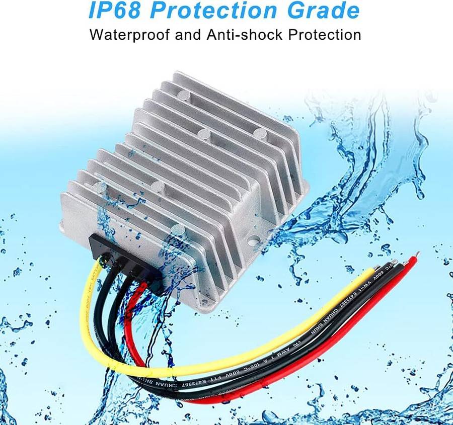 DC 12V to DC 48V 3A Voltage Regulator Power Converter Transformer