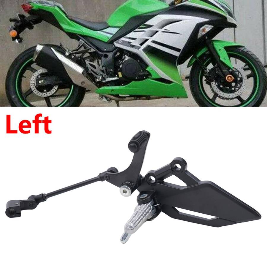 Foot Peg Bracket Brake Pedal Lever/ Assembly For KAWASAKI EX 250R NINJA250 R 300