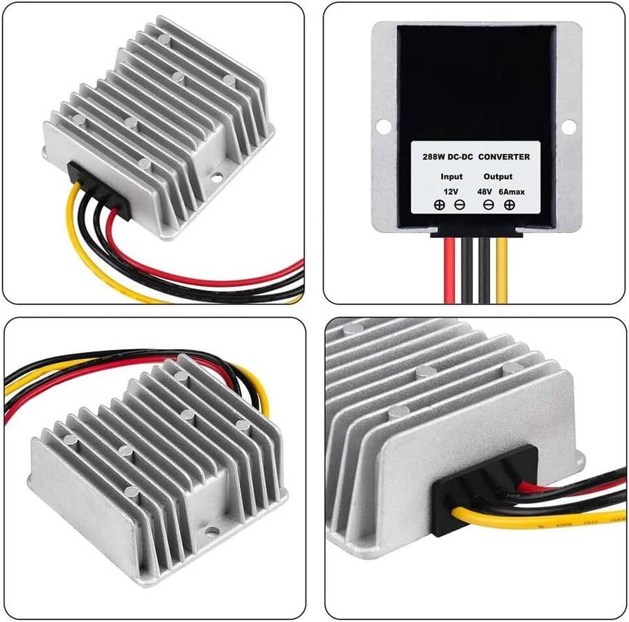 DC 12V to DC 48V 3A Voltage Regulator Power Converter Transformer