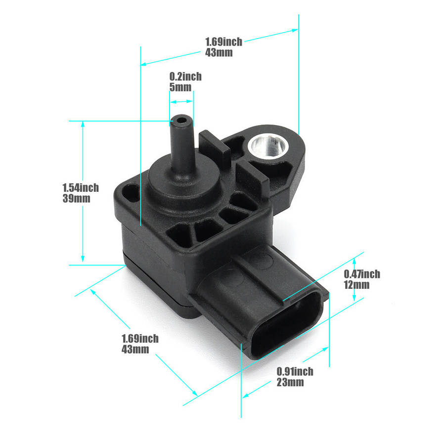 New MAP Sensor E1T10372 For MAZDA PROTEGE 1999-2003 PROTEGE5 2002-03 RX-8 04-07