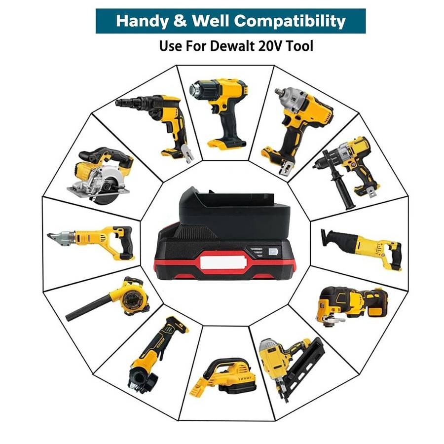 Adapter For For Dw 18V 20V Tools Perfect Fit With For Parkside Battery
