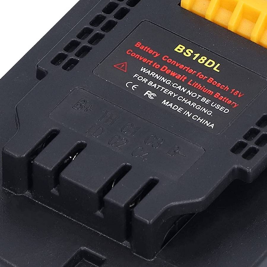 BS18DL For Bosch 18V Li-Ion battery Adapter Convert To For Dewalt 18v Power Tool