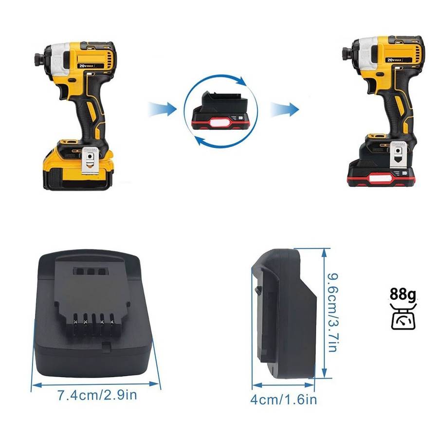 Adapter For For Dw 18V 20V Tools Perfect Fit With For Parkside Battery