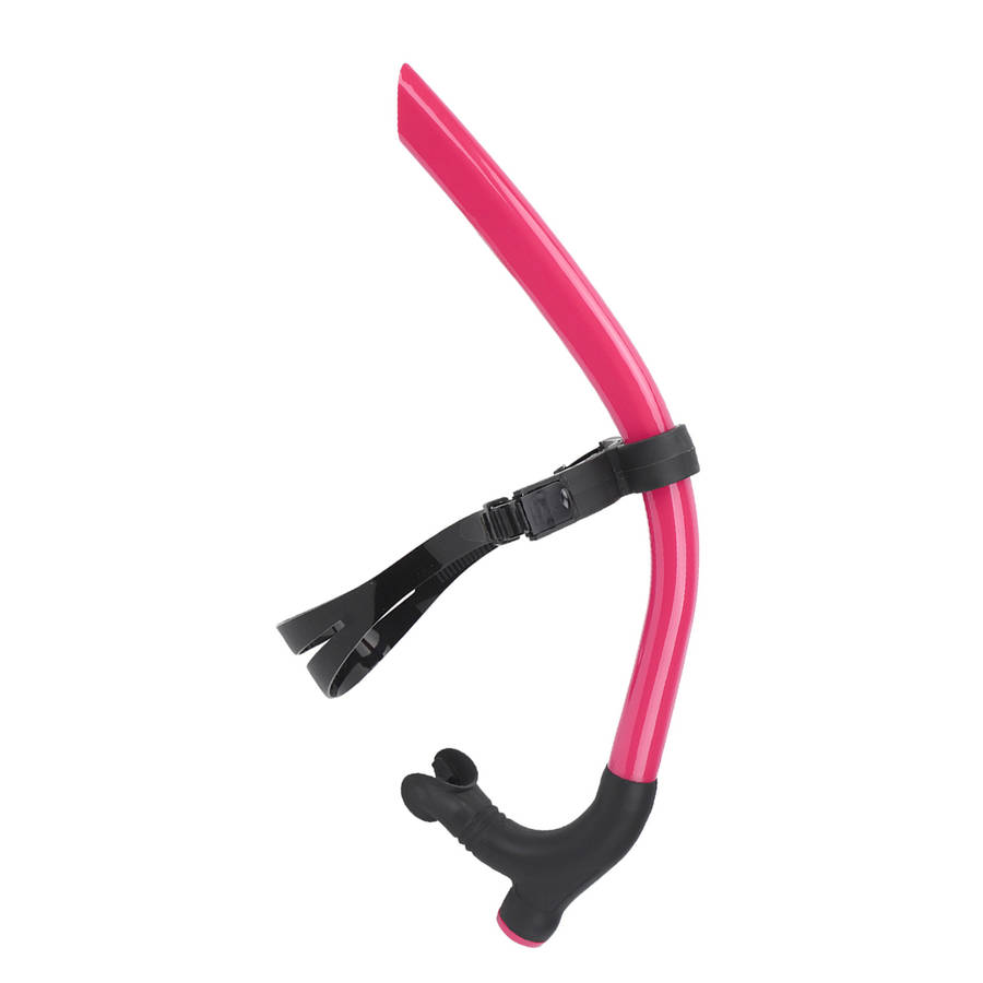 (Pink)Front Snorkel Breathing Tube Detachable Swimming Scuba For Snorkeling CH