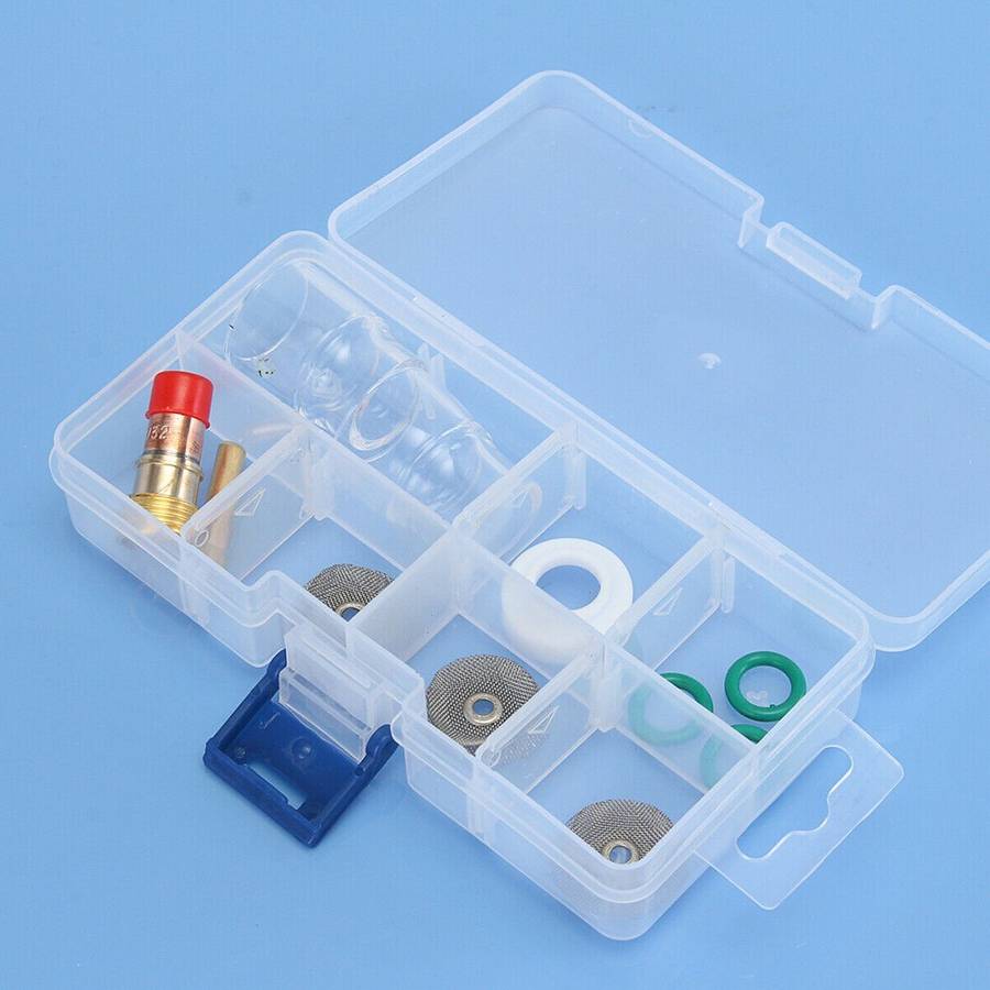TIG Welding Torch Gas Lens #12 Pyrex-Glass Cup Kit For WP-17/18/26