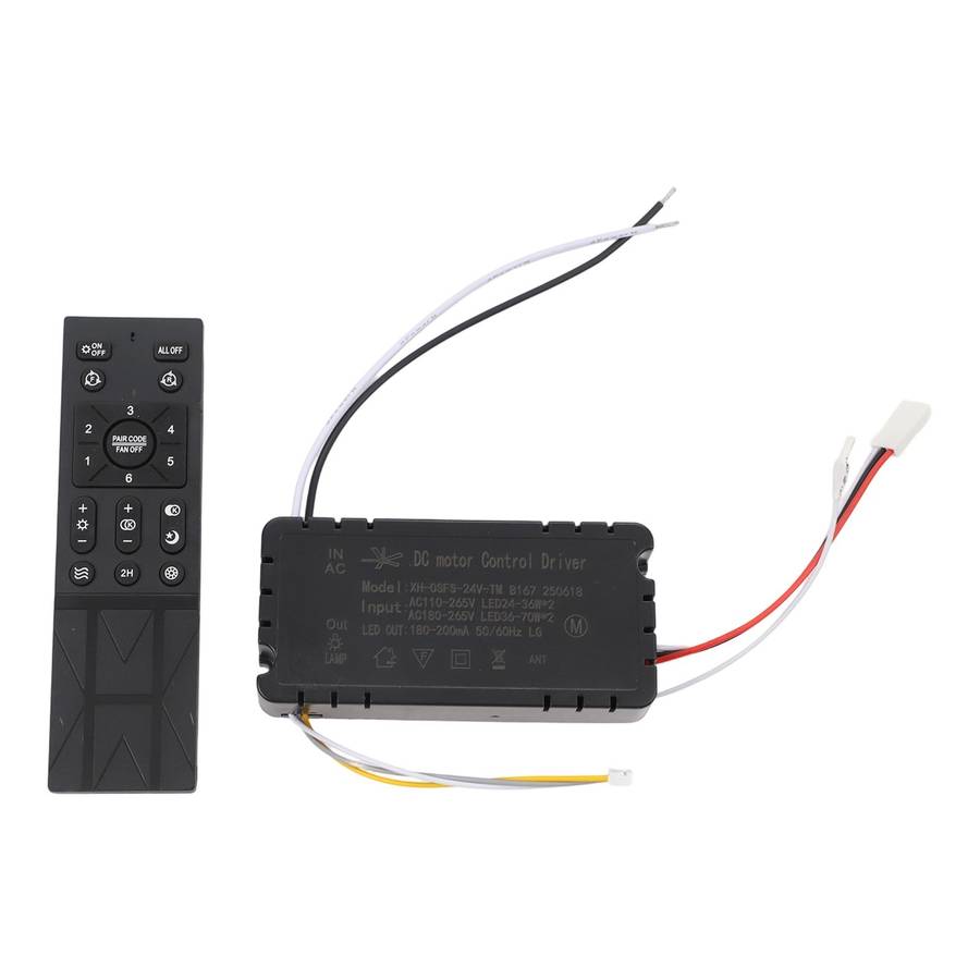 Ceiling Fan Light Remote Control With Flexible Speed Options And Battery Alerts