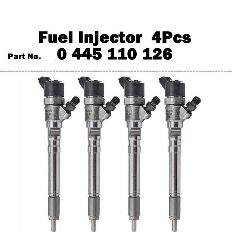 4Pcs Diesel Fuel Injector 0 445 110 126 0445110126 33800-27900 for Hyundai Kia