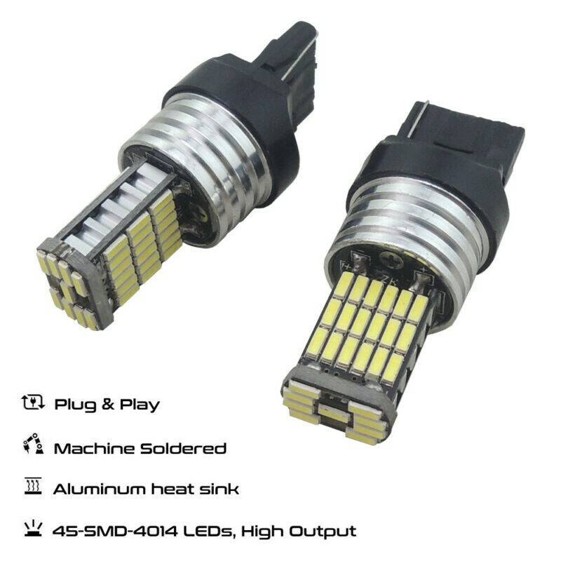 4 Bright White LED Backup Reverse Lights Bulbs For Jeep Grand Cherokee 2011-2020