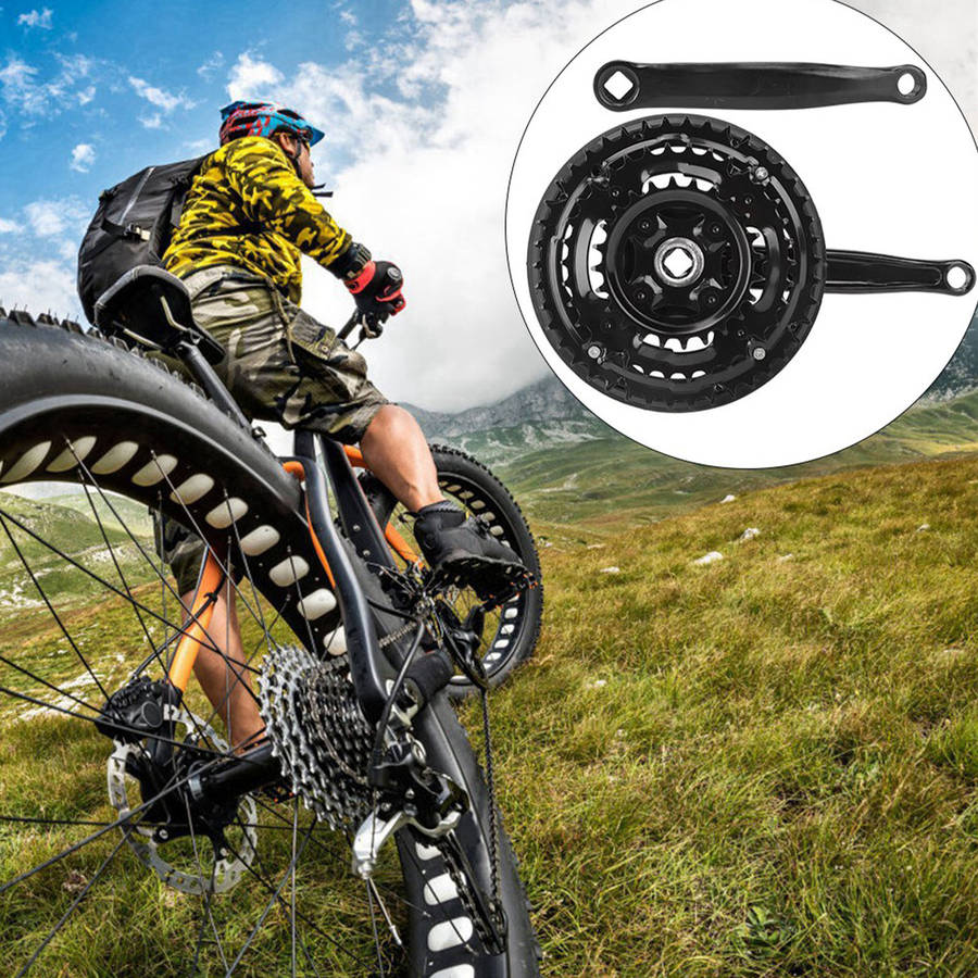 High Carbon Steel Crankset Crank 243442T With Chains Cover For Variable S CH