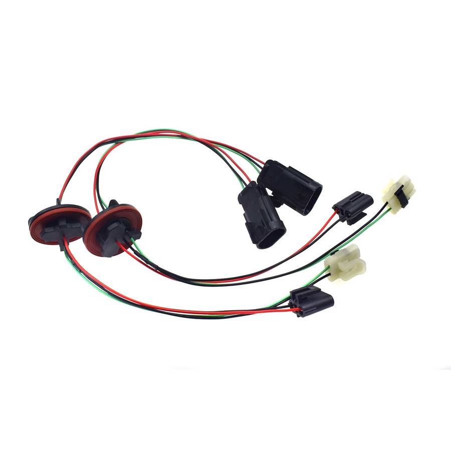 2pcs Headlight Lamp Wiring Harness 09-17 Fit Dodge Ram 1500 2500 Quad Halogen