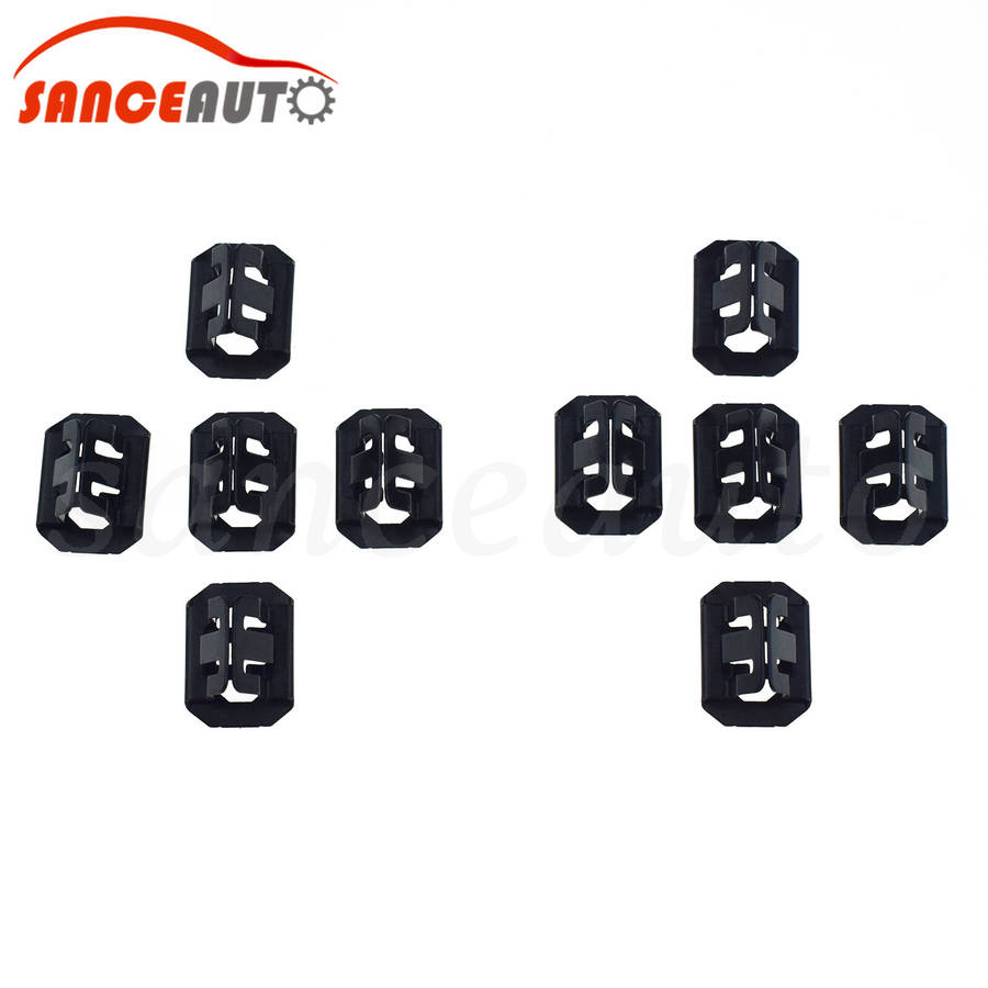 10PCS Front Bumper Cover Grille Fastener Clip for Chevrolet Avalanche 1999-2006