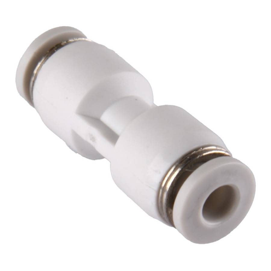 10PCS 4mm Quick Connect Straight Connector Pneumatic Air Line Hose Fitting