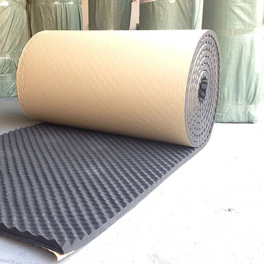 Acoustic Foam Insulation Wall Car Studio Sound-proof Dampening Pad 100*50cm