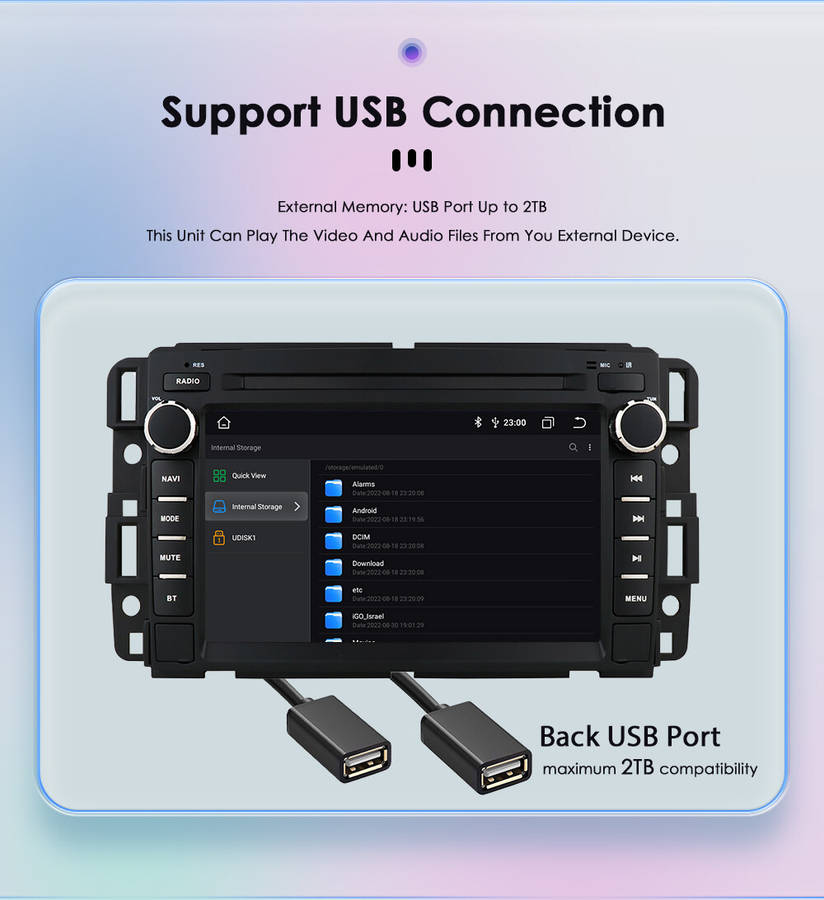 8Core Android 12 Car Stereo Radio GPS 7"For Chevrolet Silverado GMC Yukon Sierra