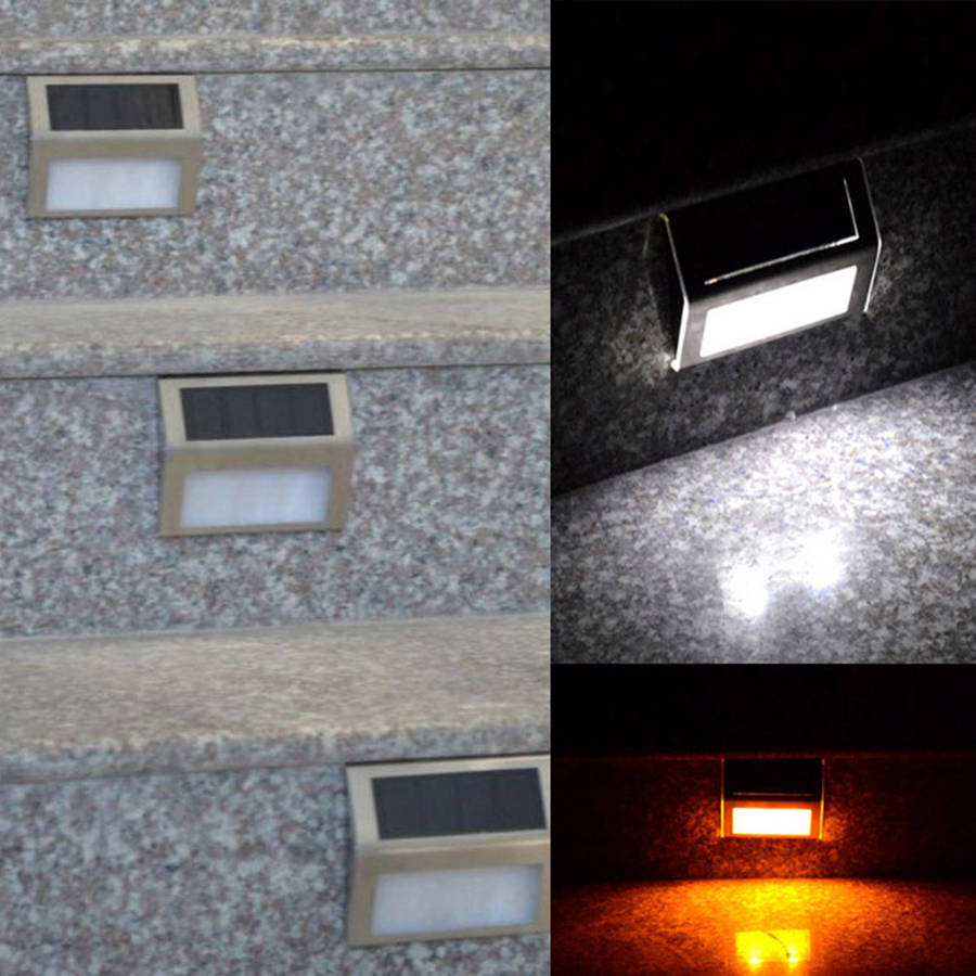 Stainless Steel Outdoor Solar Power LED Light - CHEAPEST SHIPPING