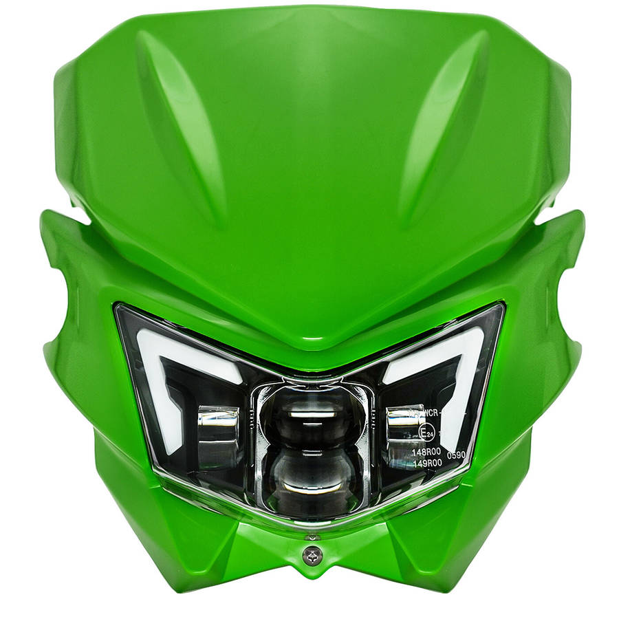 For Kawasaki KX KLX KLR KDX ZZR 110 125 250 300 450 650 LED Headlight Headlamp