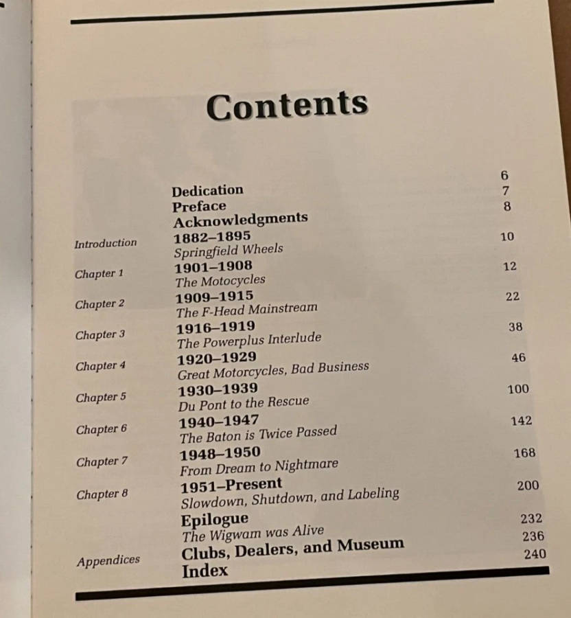 Indian Motorcycles Photographic History