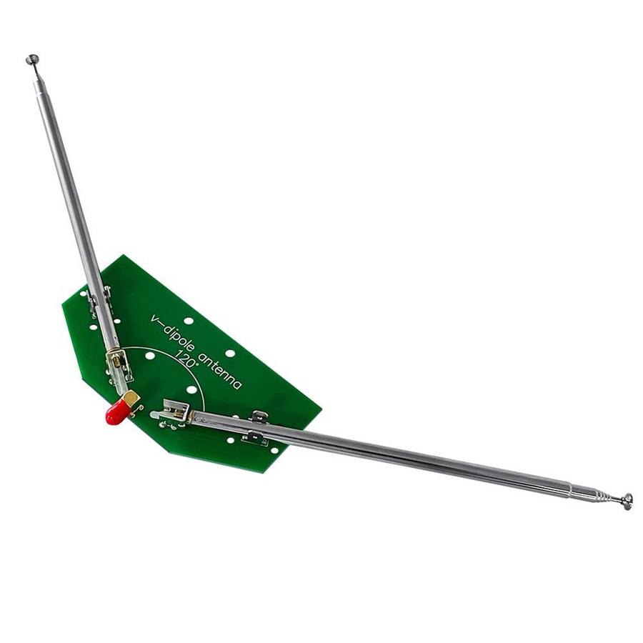 137MHz V Dipole Antenna Kit For Aviation Use With Adjustable Signal Frequency