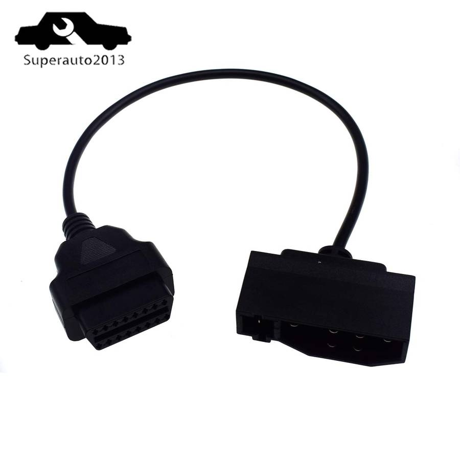 For Ford 7 A 16 Pines Obd1 A Obd2 New Conector Cable Adaptador Para
