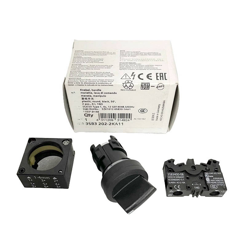 1PCS NEW For SIEMENS 3SB3202-2KA11 Rotary Switch