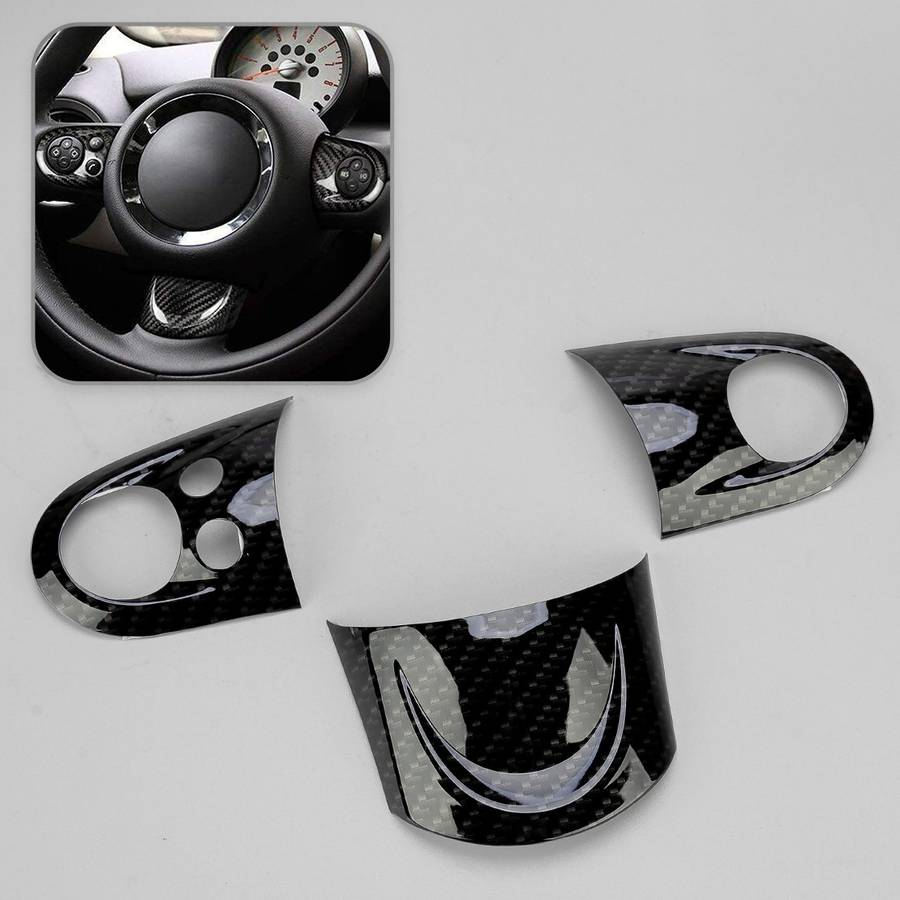 Steering Wheel Center Button Cover Trim Fit For Mini Cooper R55 R56 R57 R58 R59~