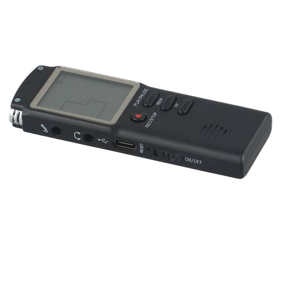 Professional USB Dictaphone Voice Recorder With WAV MP3 Player Functionality