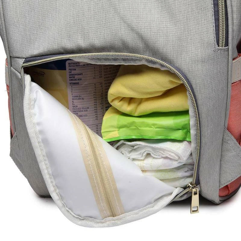 Mother baby bag Peach