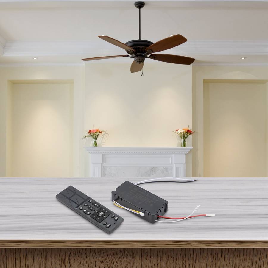 Ceiling Fan Light Remote Control With Flexible Speed Options And Battery Alerts