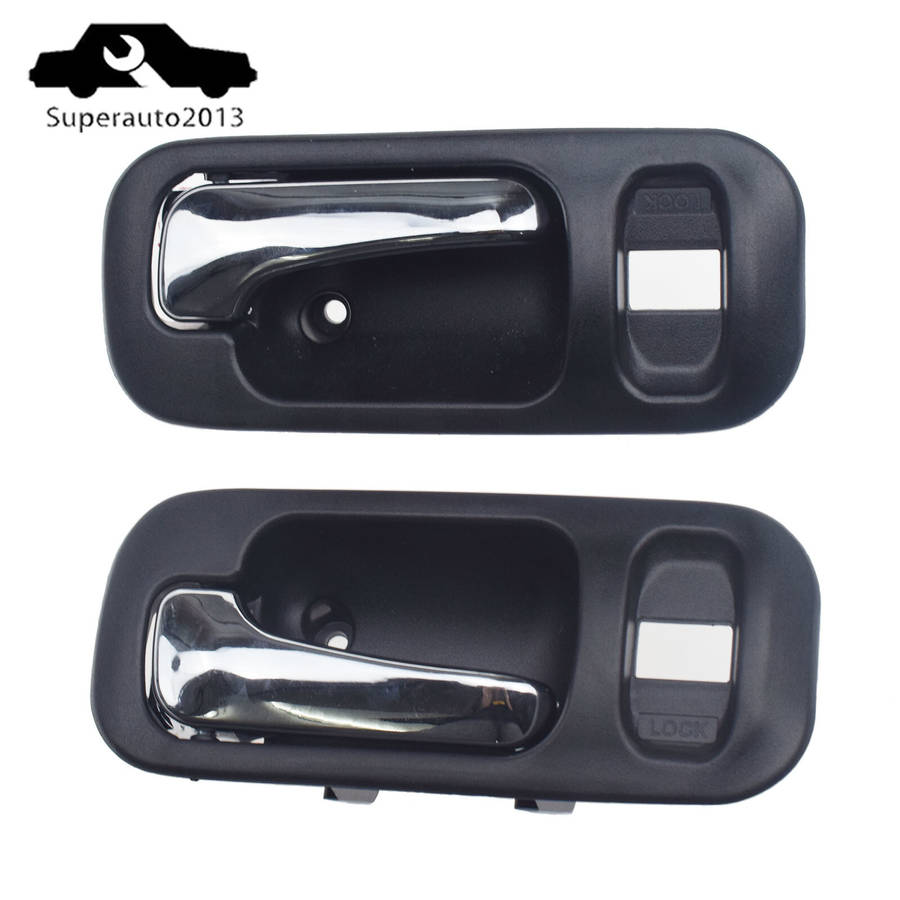 New Pair Rear Left & Right Interior Door Handle For 1997-2001 Honda CRV Odyssey