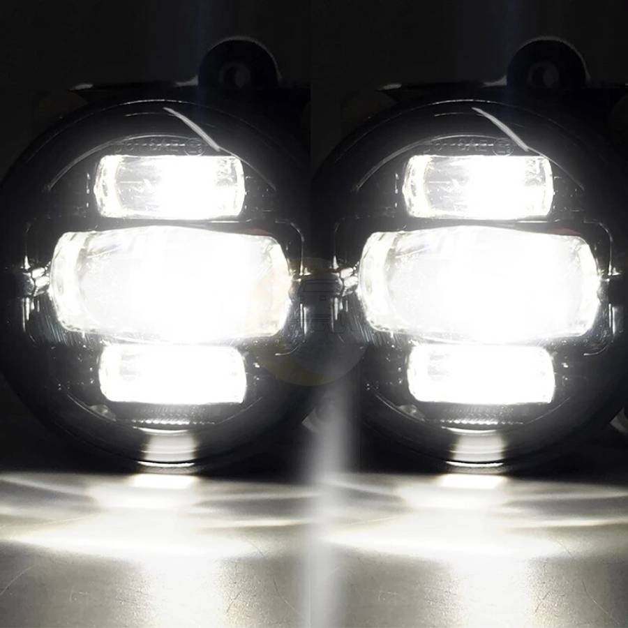 LED Fog Lights with Mounting Bracket DOT Driving Lamp For Honda Goldwing GL1800