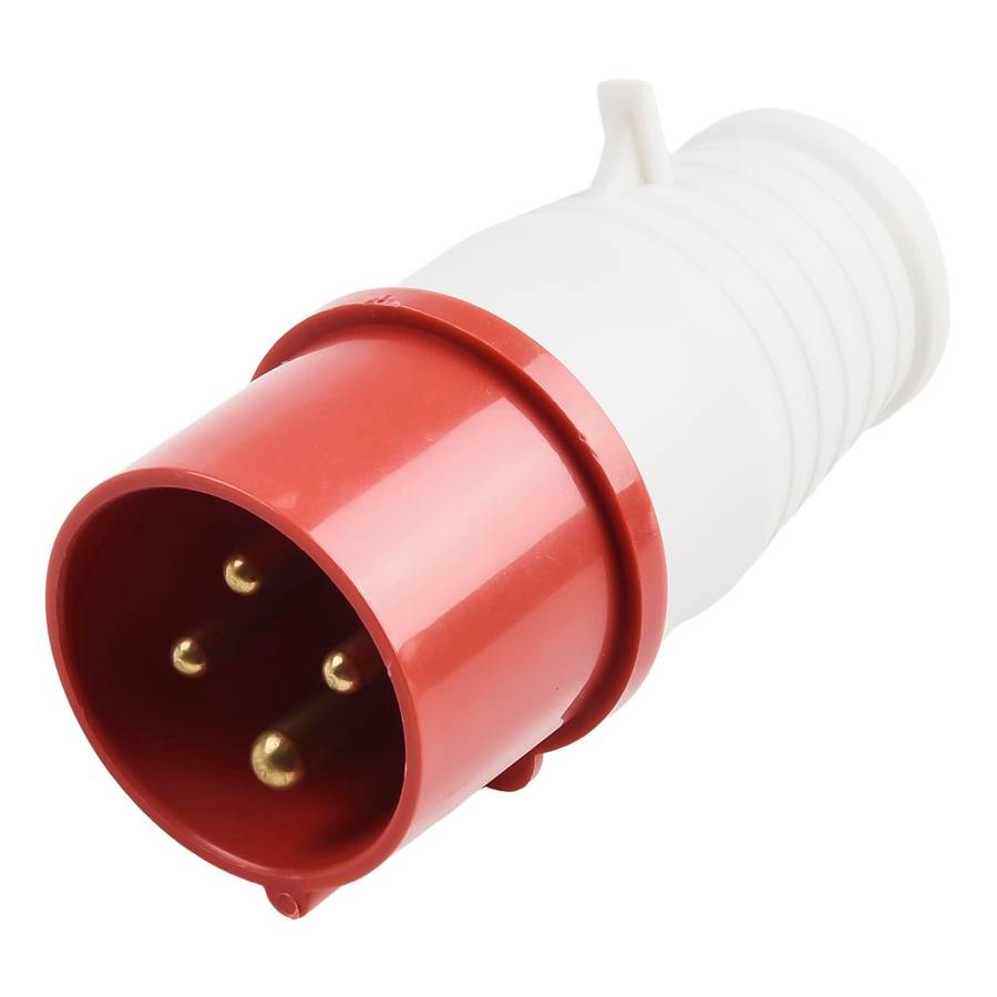 380~415V Industrial Plug And Socket 4core 4P 16A Electrical Connector IP44