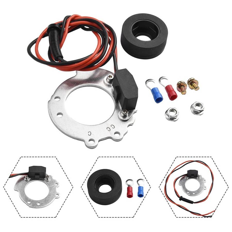 Electronic for IGNITION Conversion Kit For Ford Tractor 4 Cylinder 500-800