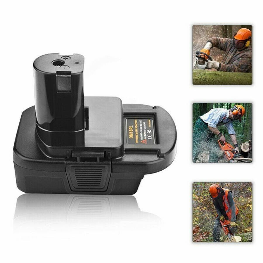 Converter For Dewalt Battery Adapter For Milwaukee 18V To For Ryobi 18V DM18RL