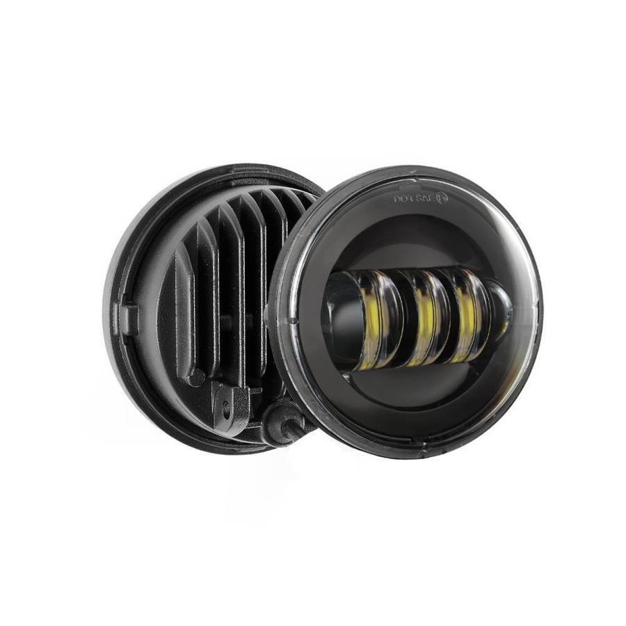 4.5" Spot Fog Passing Lights with Auxiliary Lights Housing For Harley Davidson