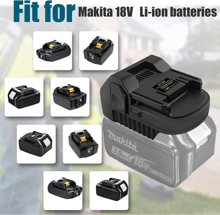 Battery Adapter for Makita 18V Li-ion Converter for Hitachi for Hikoki 18V Tool