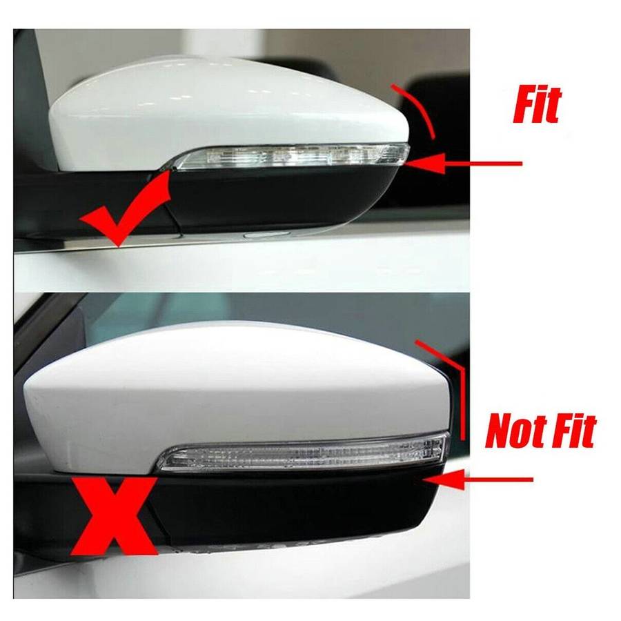 Left Driver Side Rear View Mirror Cover Cap For CC For Eos For Passat 2012-2016