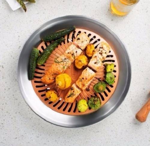 Nonstick Smokeless Indoor Stove Top Grill BBQ- Healthy Living