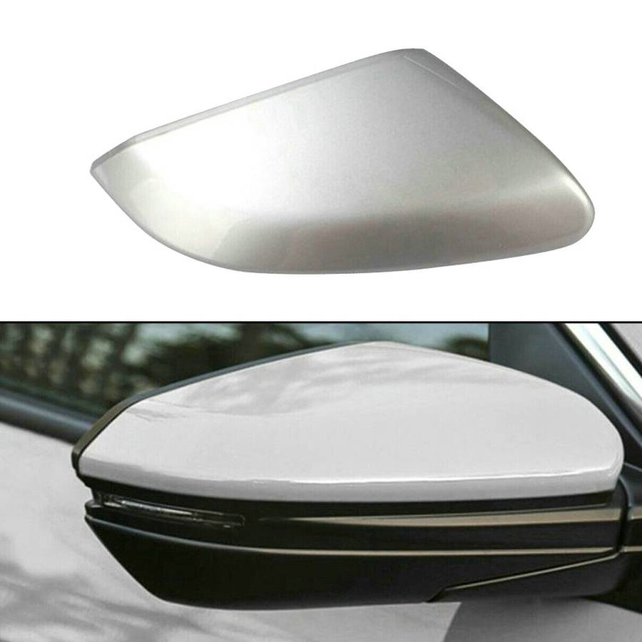 Right Passenger Side Silver Mirror Cover Cap Replace For Civic 2016-2020