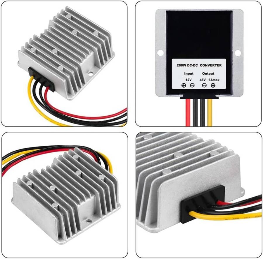 DC 12V to DC 48V 3A Voltage Regulator Power Converter Transformer