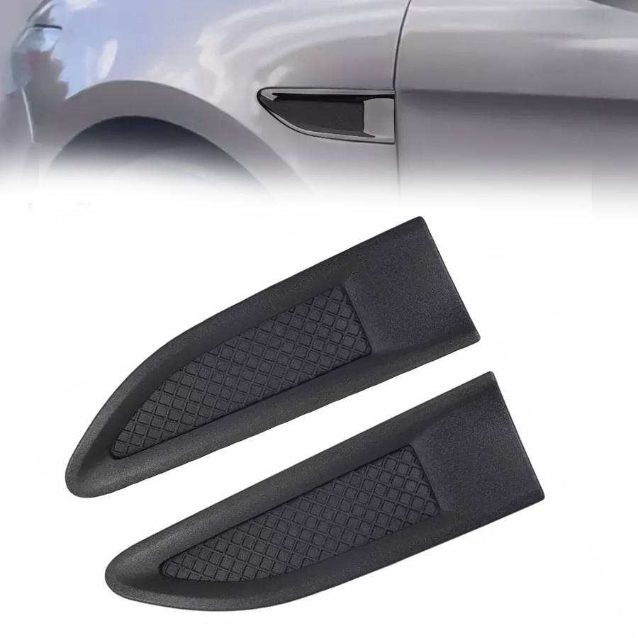 Pair Of Front Mudguard Vent Molding-Inserts For Ford For Taurus 2013-19