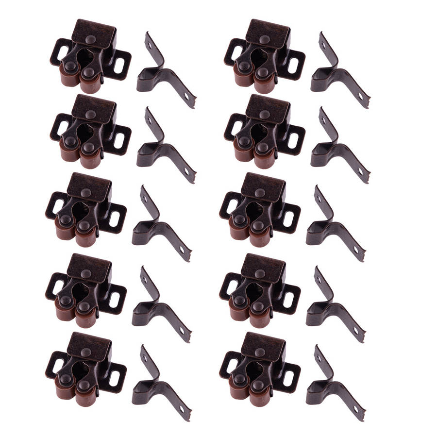 10x Double Roller Cabinet Lock Latch fit for RV Camper Cupboard Furniture Door