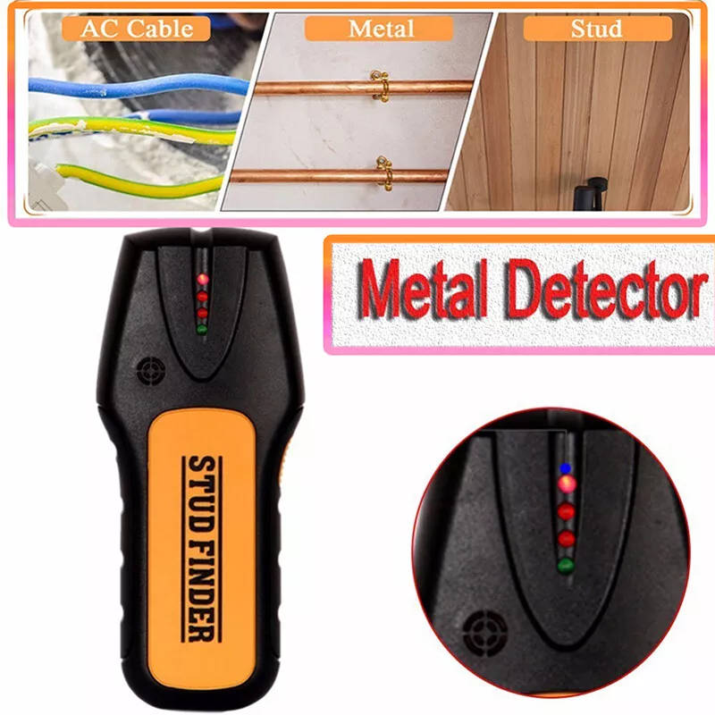 3 in 1 Stud Finder Wall Scanner Detector Wood Beam Metal Wire Sensor LCD NEW
