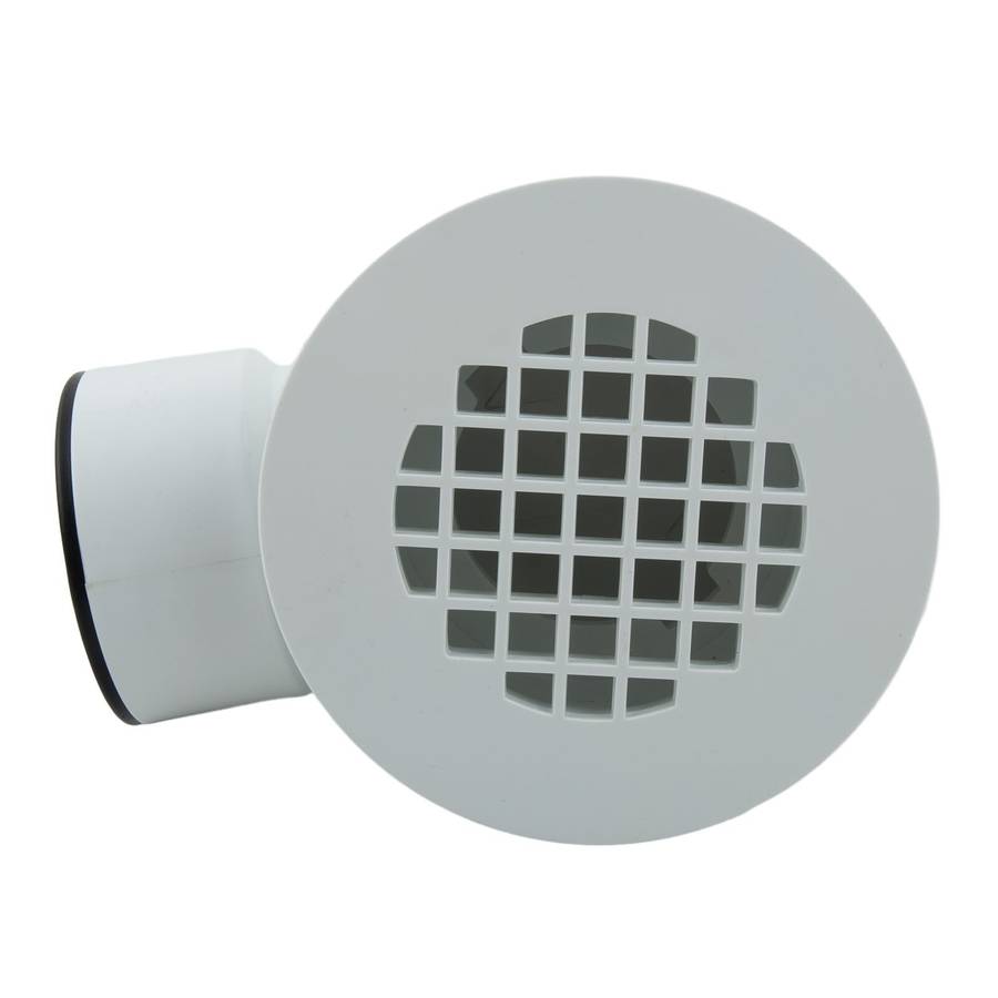 Low Profile Shower Drain, 1.5" Side Outlet Drain Assembly