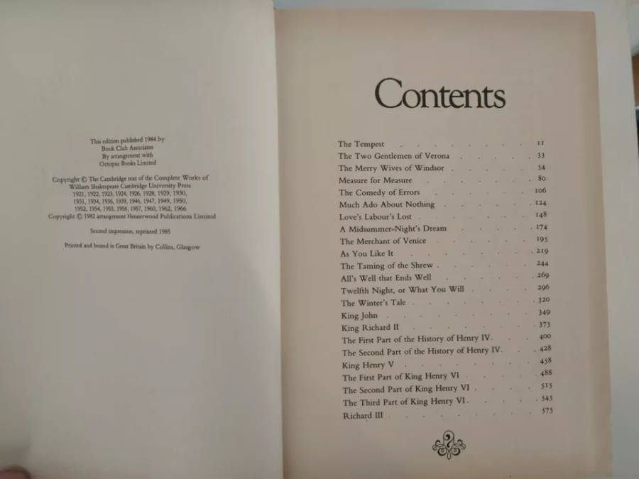 THE COMPLETE WORKS OF WILLIAM SHAKESPEARE
