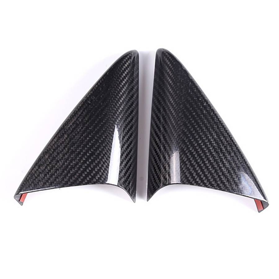 Real Carbon Fiber Interior A-pillar Panel Trim Cover For Supra A90 2019-2022