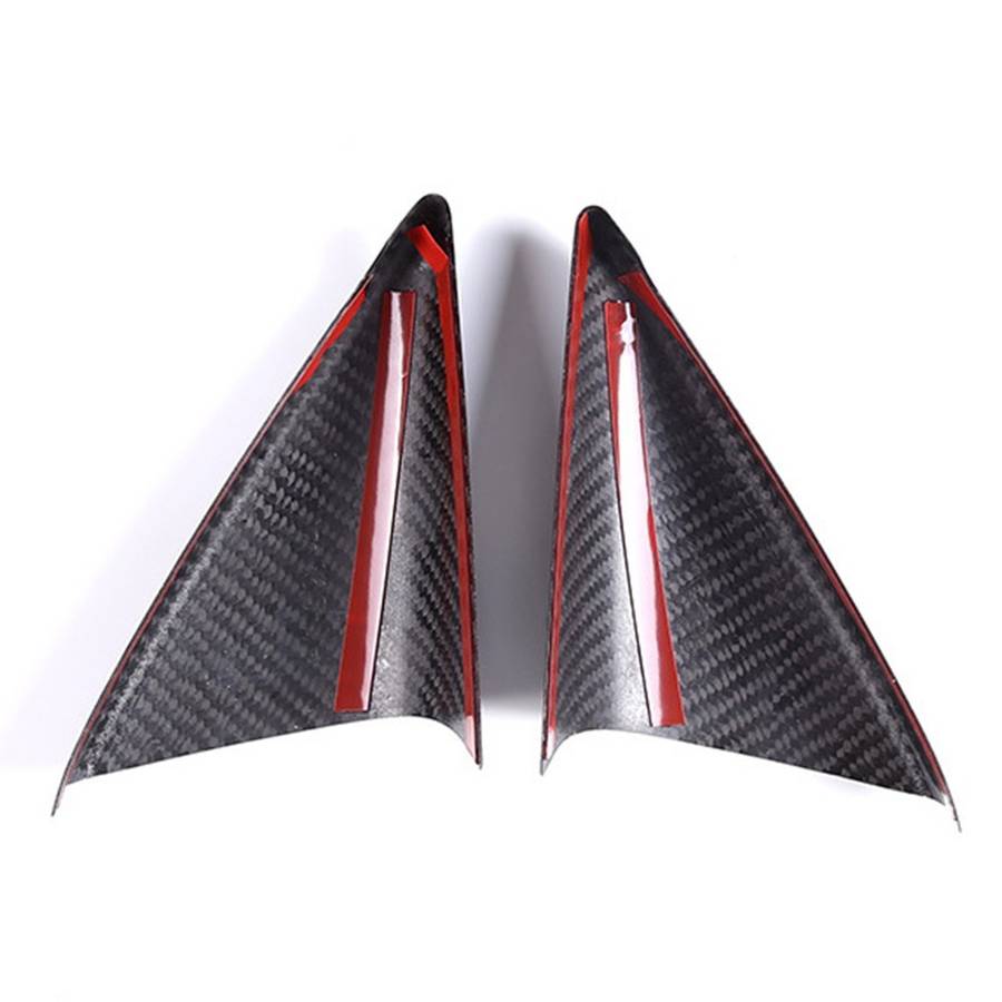 Real Carbon Fiber Interior A-pillar Panel Trim Cover For Supra A90 2019-2022