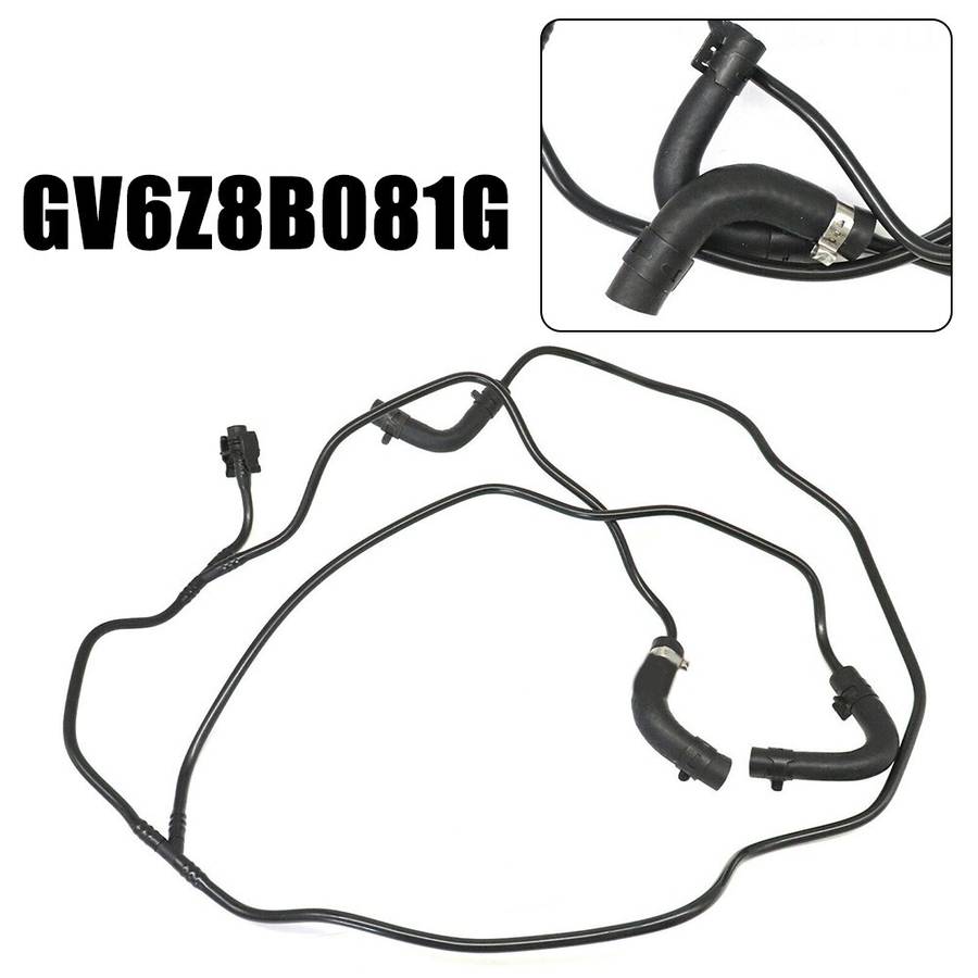 Black Radiator Coolant Hose For Ford Escape 2017 2019 Easy Installation