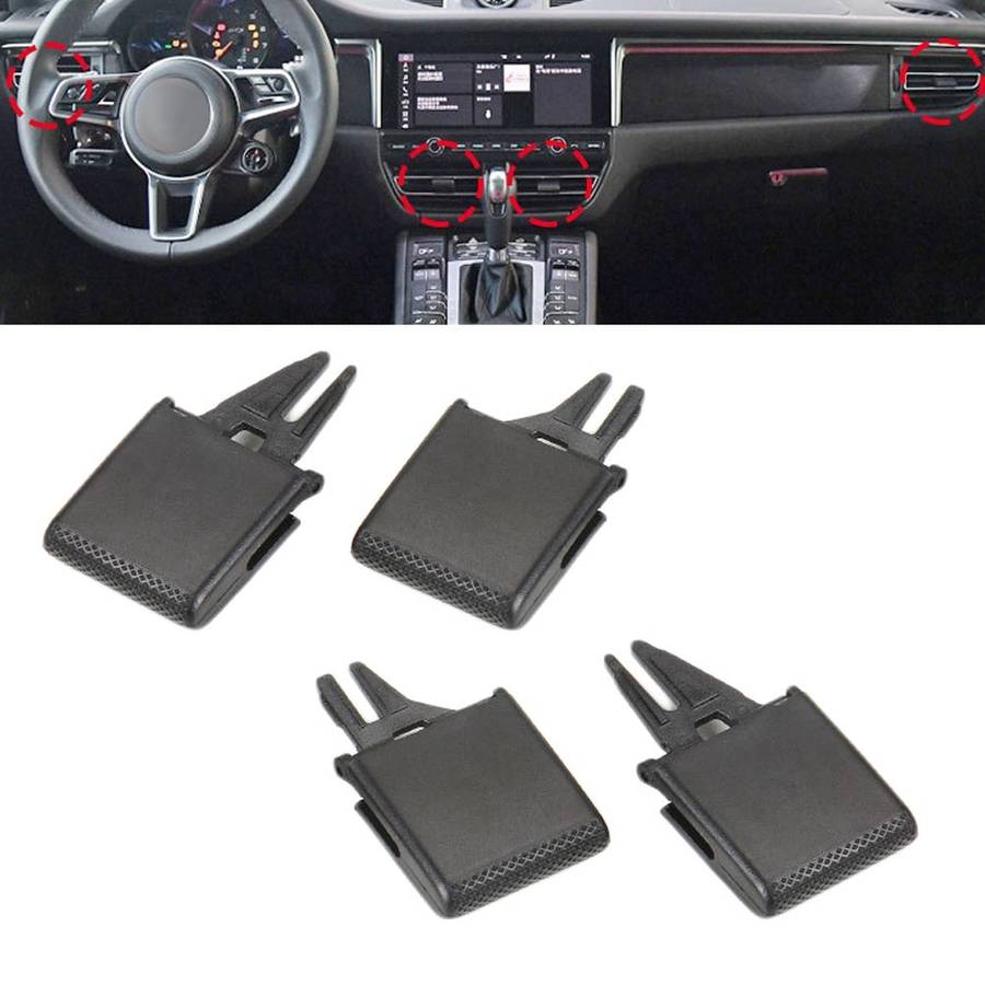 Must Have A/C Vent Tab Clips For Porsche For Macan For 2018 2021 Models