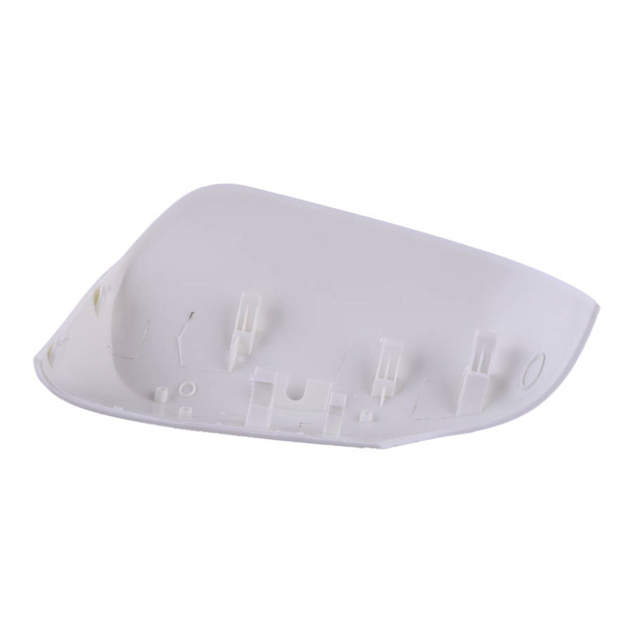 Right Side Rearview Mirror Cover Cap Fit For Toyota Yaris 2012-2020 White ABS